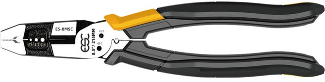 이에스씨 사이드 커팅 플라이어 뺀치 멀티형 ES-8MSC, 1개