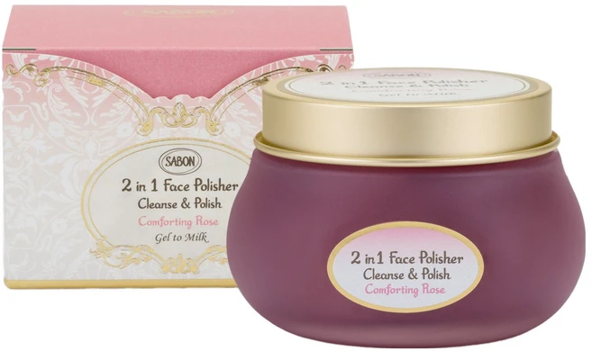 사봉 2 in 1 페이스 폴리셔 클렌즈 & 폴리쉬 컴포팅 로즈, 1개, 125ml - 쿠팡