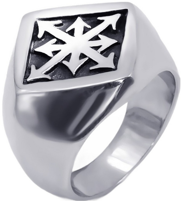 수스다 다이캐스트 번개궤적 우정 패션 반지