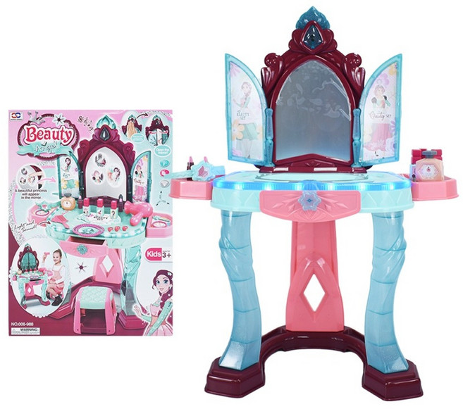 PLAYFUL TOYS 頑玩具 聲光化妝台 家家酒, 混和顏色, 1套