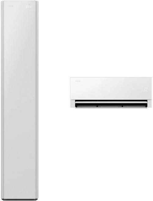 삼성전자 62.6㎡ + 18.7㎡ Bespoke AI 무풍콤보 갤러리 프로 2 in 1 멀티형 홈멀티형 에어컨 + 리모컨 세트 방문설치, AF90H19D27SRT, 일반배관형