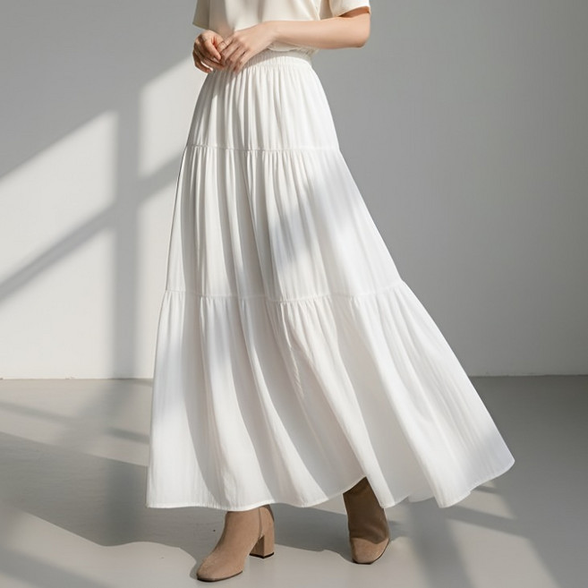 Goodif 女款高腰康康A字長裙