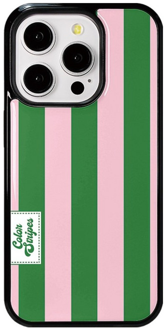 굿밸류 빈티지 세로 스트라이프 에폭시 범퍼 휴대폰 케이스