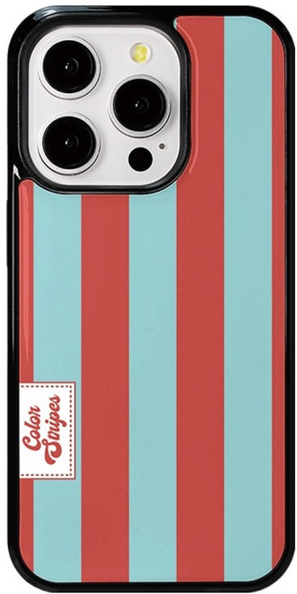 굿밸류 빈티지 세로 스트라이프 에폭시 범퍼 휴대폰 케이스