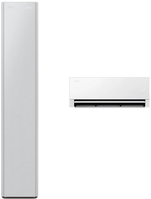 삼성전자 56.9㎡ + 18.7㎡ Bespoke AI 무풍콤보 갤러리 프로 2 in 1 멀티형 홈멀티형 에어컨 + 리모컨 세트 방문설치, AF90H17D24GRT, 일반배관형