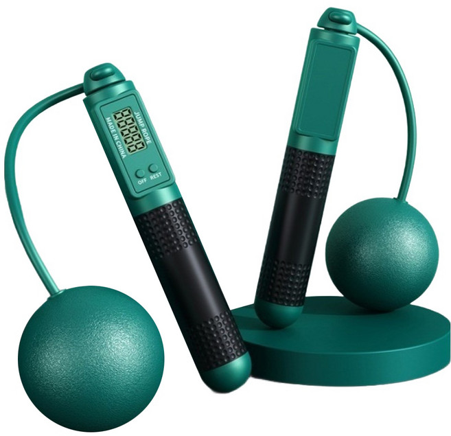 624C 스마트 카운팅 무선 볼 줄넘기, 06 다크그린, 1개