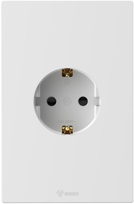 고네오 1구 클래식 콘센트 화이트, 1개