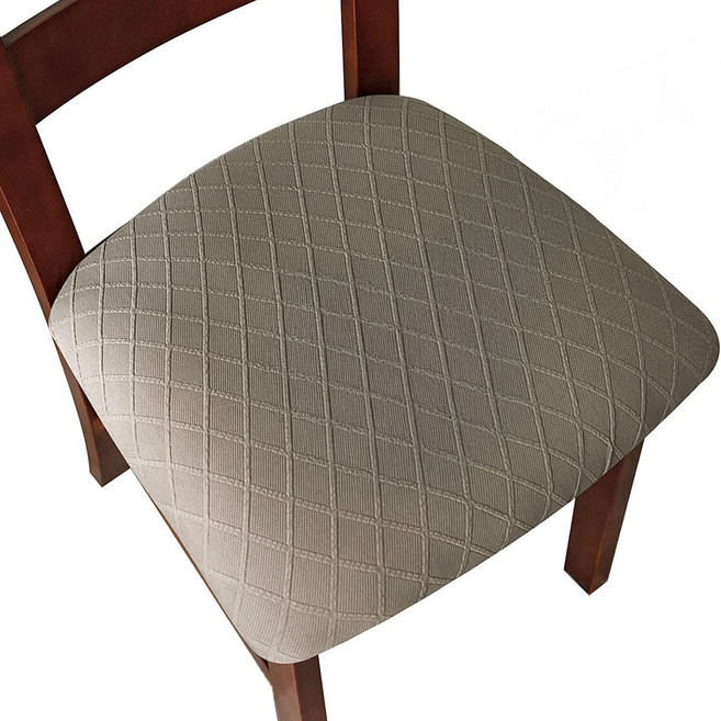 뉴리스 씌우는 생활방수 방석용 의자 커버, 연그레이, 1개