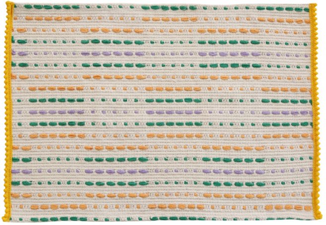 아메리칸로드 패치워크 컬러풀 홈카페 감성 식탁매트 HR2769, B타입, 1개, 45 x 32 cm