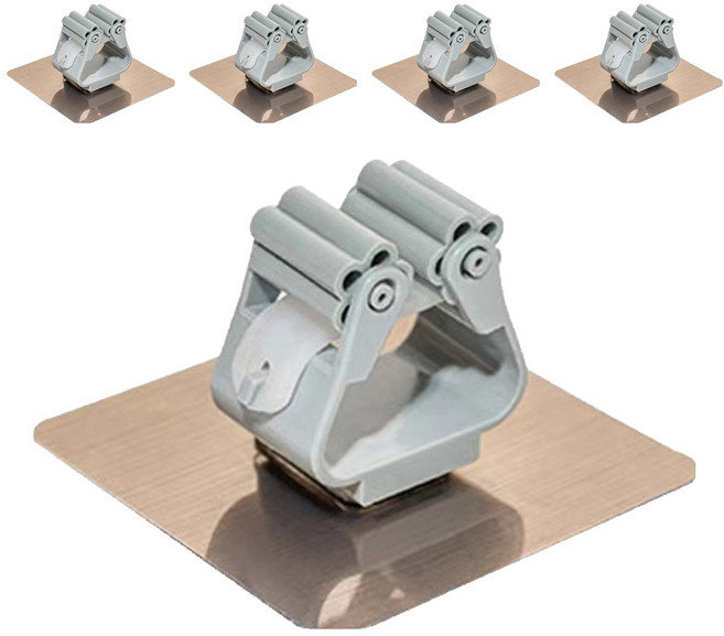 희미몰 욕실 대걸레 걸이 홀더 KK229, 그레이, 5개