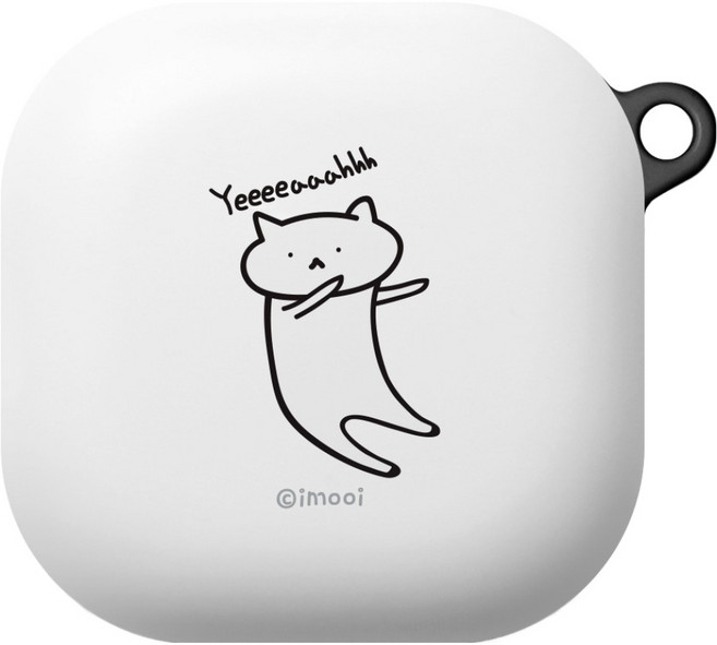 아이무이 삼성 갤럭시 버즈4 버즈4 프로 시즌2 하드 케이스, 야옹댄스 점프W, 1개