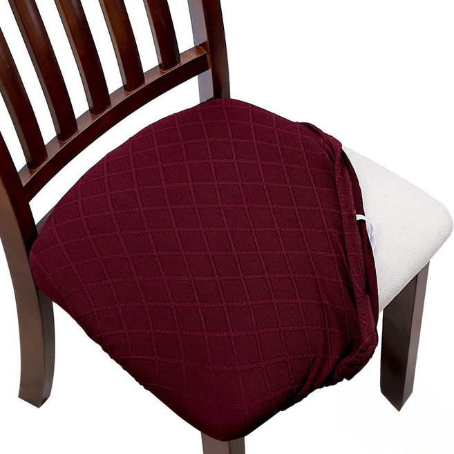 뉴리스 씌우는 생활방수 방석용 의자 커버, 와인, 1개