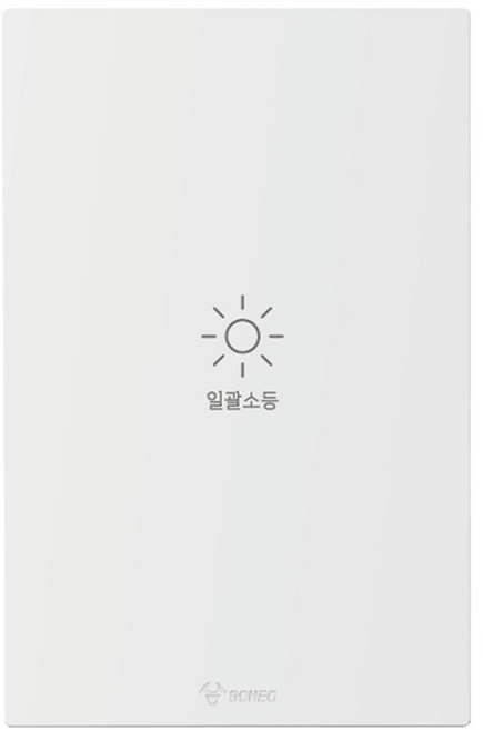 고네오 일괄소등 1구 기계식 클래식 스위치 화이트, 1개