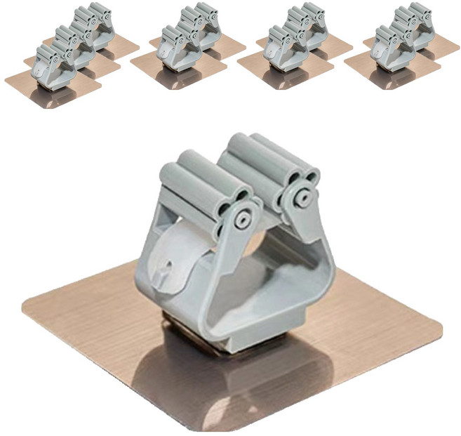 희미몰 욕실 대걸레 걸이 홀더 KK229, 그레이, 10개