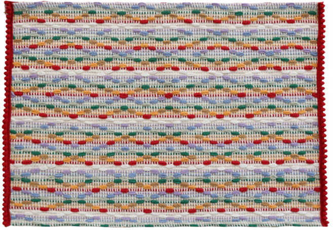 아메리칸로드 패치워크 컬러풀 홈카페 감성 식탁매트 HR2769, C타입, 1개, 45 x 32 cm