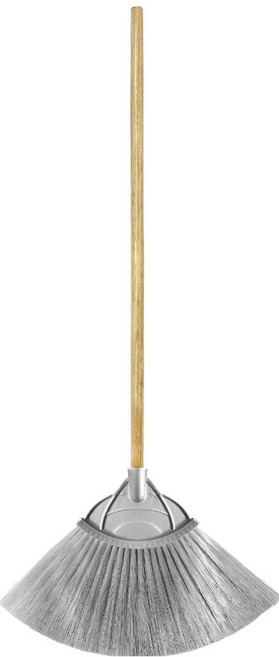 월드크린 다기능 PVC 니스 롱 갈대비, 1개, 그레이