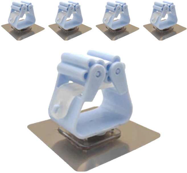 희미몰 욕실 대걸레 걸이 홀더 KK229, 블루, 5개