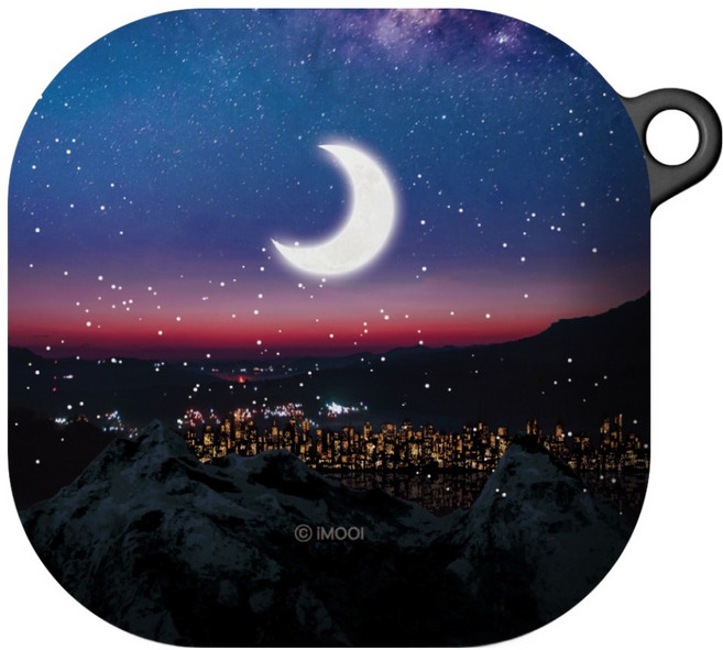 아이무이 삼성 갤럭시 버즈4 버즈4 프로 시즌2 하드 케이스, 더문 002, 1개