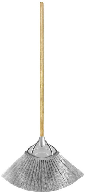 월드크린 다기능 PVC 니스 갈대비, 1개, 그레이