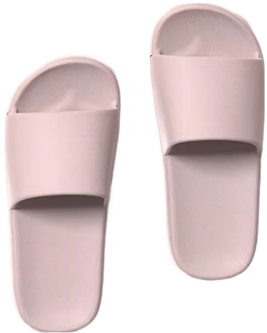 뉴리스 거실 쿠션 푹신한 무소음 실내화, 핑크, 1개