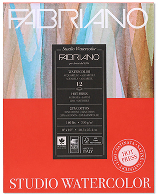 파브리아노 뉴워터칼라 스케치북 HP203 상단제본, 20매, 1개