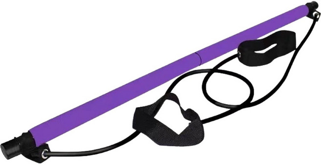 포유리빙 다기능 휴대용 필라테스 바, 02 퍼플, 1개