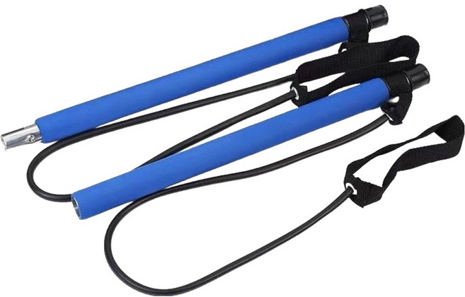 포유리빙 다기능 휴대용 필라테스 바, 01 블루, 1개