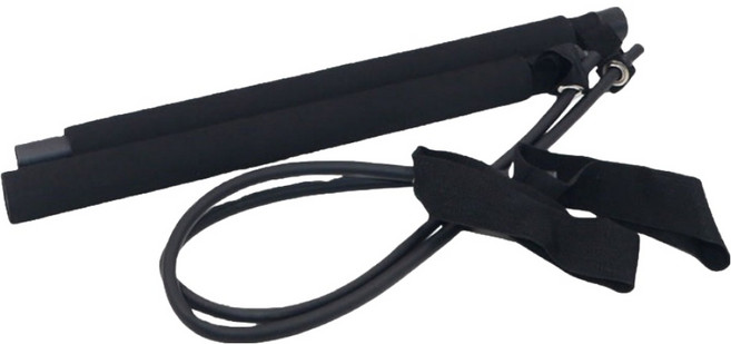 포유리빙 다기능 휴대용 필라테스 바, 03 블랙, 1개