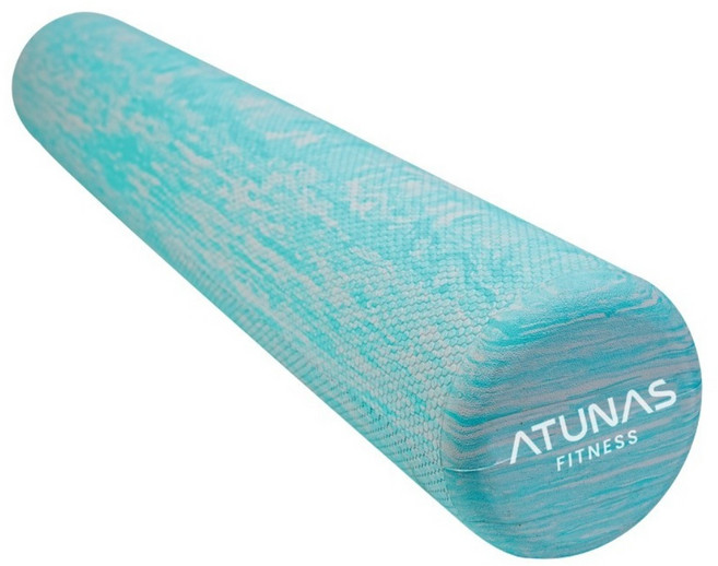 ATUNAS 歐都納 瑜珈圓柱 MUF-36, 淡灰色 + 薄荷綠大理紋, 1個
