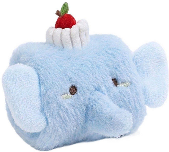 둥둥펫 반려동물 노즈워크 장난감 돌돌 애니멀 롤케이크 인형, 코끼리, 1개