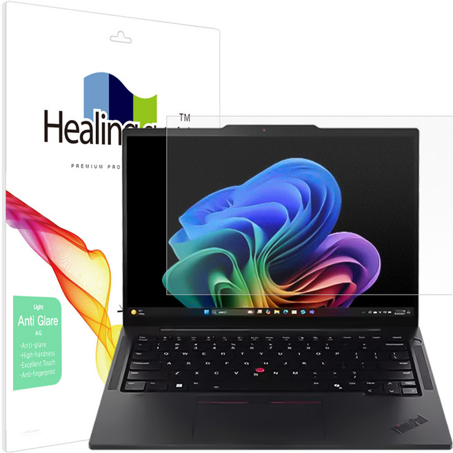 힐링쉴드 레노버 씽크패드 T14s Gen6 라이젠 AI 논터치 저반사 Light 액정보호필름 세트, 1세트