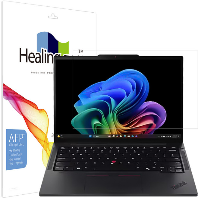 힐링쉴드 레노버 씽크패드 T14s Gen6 라이젠 AI 논터치 올레포빅 액정보호필름 세트, 1세트