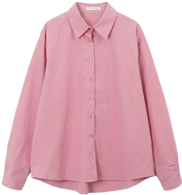 피핀 여성용 백패치 오버핏 셔츠 4988