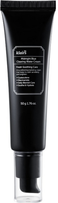 클레어스 미드나잇 블루 클리어링 워터 크림, 50g, 1개