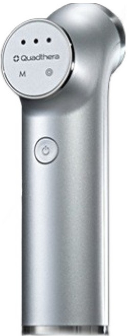 쿼드쎄라 미니튠 휴대용 초음파 뷰티디바이스, 실버, Quadthera-M1