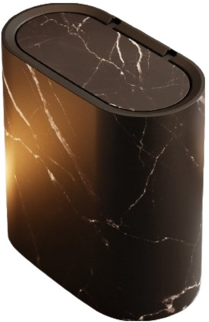 마켓피오 욕실 틈새 공간 타원형 휴지통, 타입2