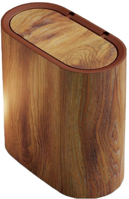 마켓피오 욕실 틈새 공간 타원형 휴지통, 타입3