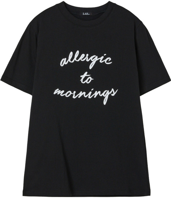 랩 여성용 드로잉 반팔 티셔츠 AS2CTM42