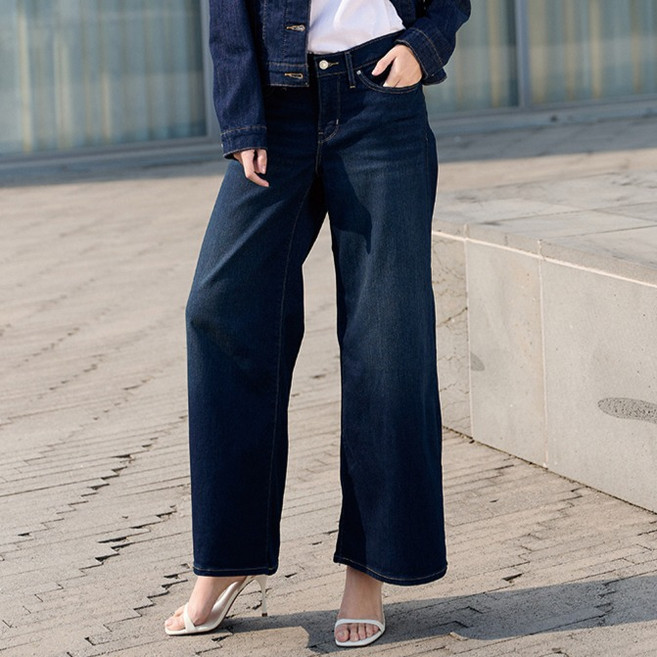 LEVI'S 318 塑形寬管九分牛仔褲 001PZ-0012