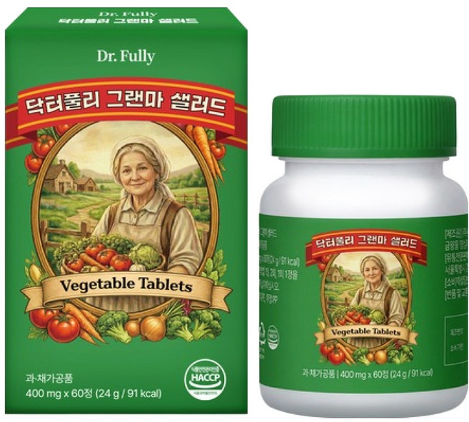 닥터풀리 그랜마 샐러드 24g, 1개, 60정