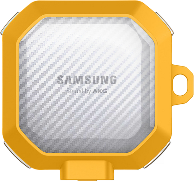 바이데 튼튼한 신형 디자인의 삼성 갤럭시 버즈4 / 버즈4 프로 보호케이스, 옐로우, 1개