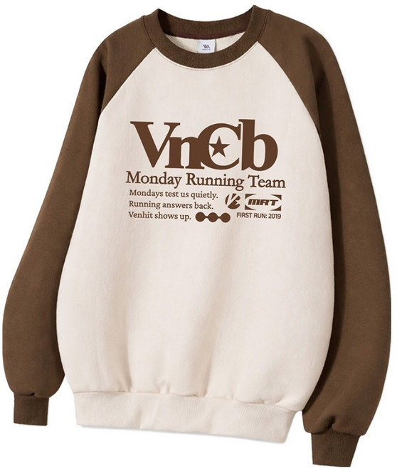 벤힛 남녀공용 VNCB 레글런 스웨트 셔츠