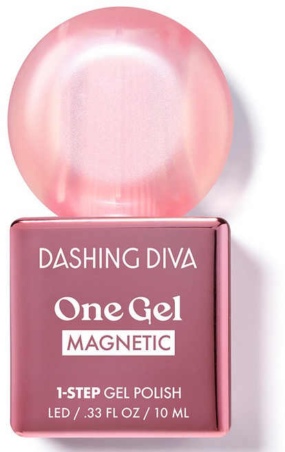 데싱디바 네일 원젤 컬러 마그네틱, 1개, 10ml, 로살리아