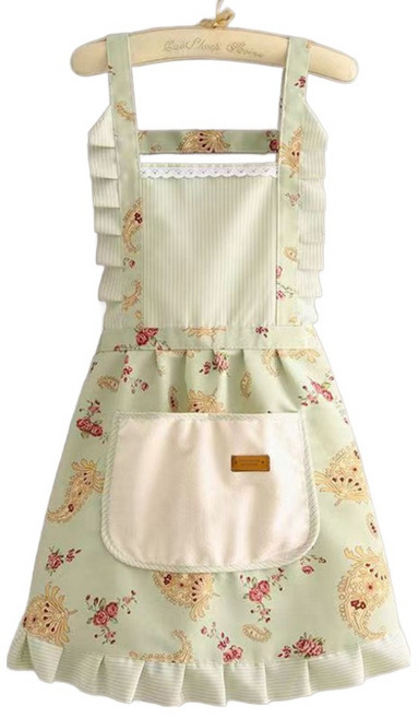 데이소이 보석 디자인 주방 앞치마 ONE SIZE, 04 그린, 1개