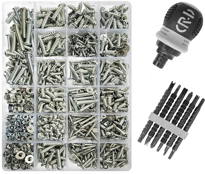 엠파이어 가구나사 너트 와셔 1120p + 케이스 + 드라이버 세트, 1세트