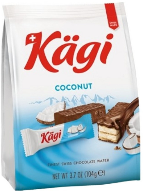 캐기 웨이퍼 미니 코코넛, 104g, 1개