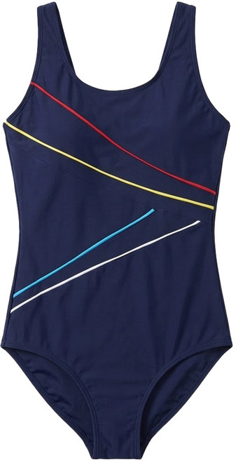 Summer love 夏之戀 大女連身三角泳衣 C2570205403, 藍色