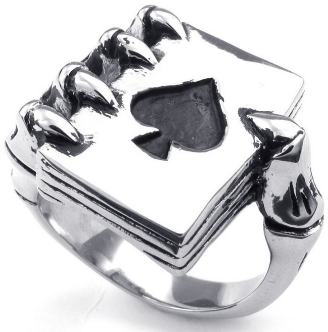 수스다 스페이스스컬 우정 패션 반지