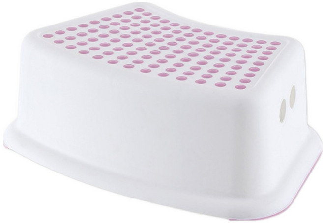 쉼표온 온 가족 안심 다용도 발받침대, 핑크, 1개