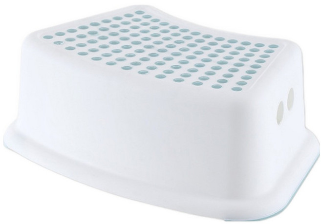 쉼표온 온 가족 안심 다용도 발받침대, 블루, 1개